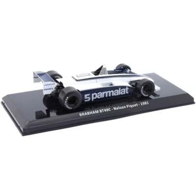 1:24 Brabham BT49C Nelson Piquet 1981 F1 Ixo Hachette auto VESCICA RUGOSA - Immagine 1 di 3