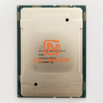 Intel Xeon Gold 5120 SR3GD 2.2GHz 14 Cores 28 Threads 105W LGA3647 CPU Processor - Image 1 of 2