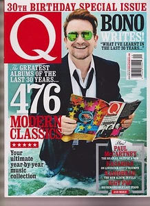 Q MAGAZINE UK 30th BIRTHDAY SPECIAL ISSUE 2016, BONO, U2, PAUL McCartney. - Imagen 1 de 1