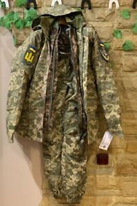 Genuine Combat Winter Suit Ukrainian Army 2-Piece Uniform  Camouflage Pixel MM14
