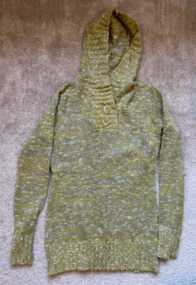 Rue 21 Women's Hooded Sweater Hoodie Gold Yellow Size XL Extra Large Foto 1 de 2