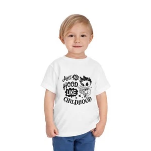 Toddler Tee, Aint No Hood Like Childhood, Kids Shirt, Fun Youth Top, Children's - Picture 1 of 33