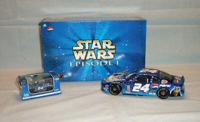 Revell Jeff Gordon #24 Star Wars Episode I 1999 Chevy Monte Carlo Bank Set NIB - Image 1 of 4
