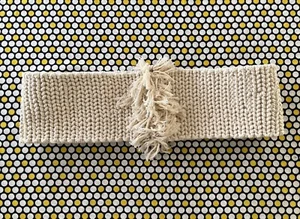 Boho Natural Macrame Handmade Farmhouse Woven Braided Christmas Tree Collar - Picture 1 of 17