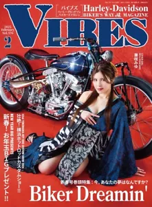 VIBES Feb 2025 Harley Davidson Biker Motorrad Japanese Bike Magazin Japan - Bild 1 von 3