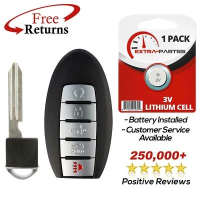 For 2016 2017 2018 Nissan Altima Maxima 5b Keyless Smart Remote Car Key Fob - Image 1 of 4