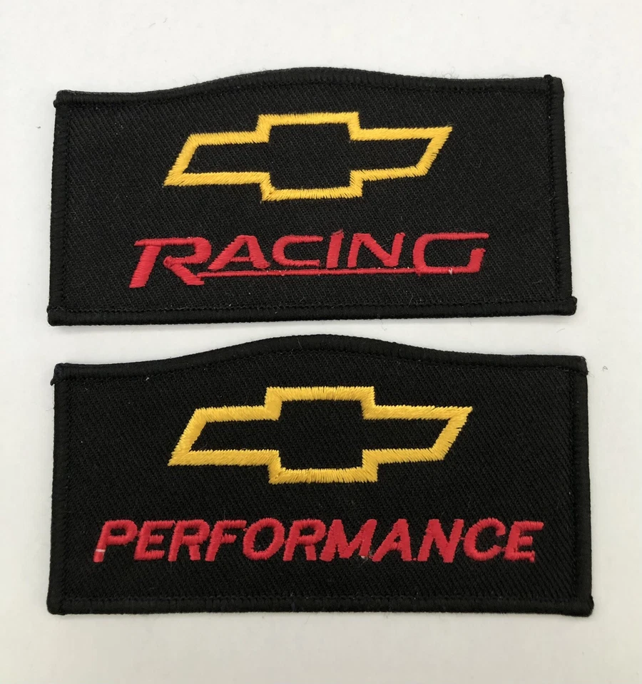 CHEVY RACING PERFORMANCE SEW/IRON ON PATCH EMBROIDERED CHEVROLET CAMARO CHEVELLE - Imagen 1 de 1