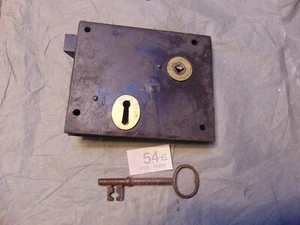 Door Rim Lock Door Latch Locks Antique ref 54E free UK Postage - Picture 1 of 3