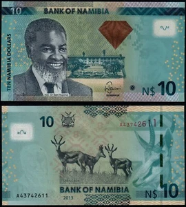 NAMIBIA 10 DOLLARS (P11) 2013 UNC - Picture 1 of 1