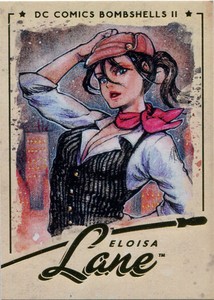 DC Bombshells 2 II Gold Deco Foil Base Variant Card 03 Eloisa Lane