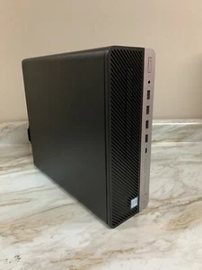HP PRODESK 600 G3 SFF PC i5-7500 | 256GB SSD + 6TB HDD | 16GB RAM GT710 2GB W10 - Picture 1 of 7