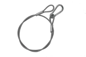 ELINGUE DE SECURITE 4MM 85CM ARGENT ALGAM LIGHTING SWS-4-85 - Picture 1 of 1