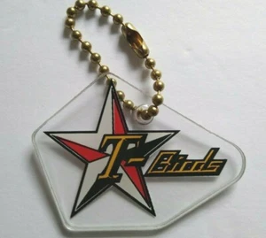  Rollergames T-Birds Pinball Keychain Roller Derby Sports Team 1990 Vintage - Picture 1 of 3
