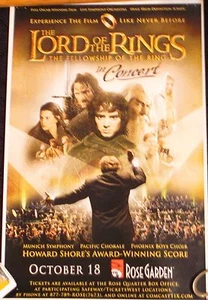 THE LORD OF THE RINGS: The Fellowship of the Ring IN CONCERT! Rare Original  - Picture 1 of 1