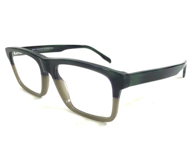 Monturas de gafas Maui Jim MJO2124-95 azul verde beige cuerno rectangular 56-19-150 Foto 1 de 4