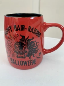 DISNEY Halloween Mug HAPPY HAIR-RAISING Halloween Ursula Large Red Mug NEW - Picture 1 of 6