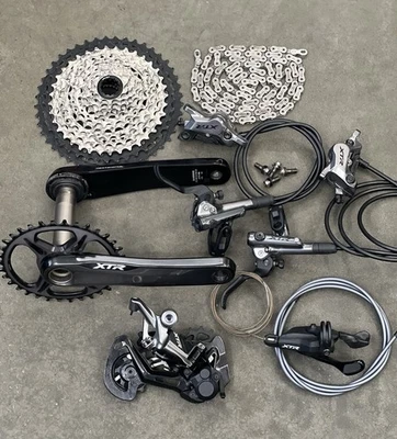 Complete Shimano XTR M9120 1x12 MTB Mountain Bike Groupset with 4 piston brakes - Image 1 of 4