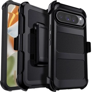 Für Google Pixel 10/9 Pro XL Robuste Hülle Handy Stoßfest Cover Gürtelclip Halter - Bild 1 von 20