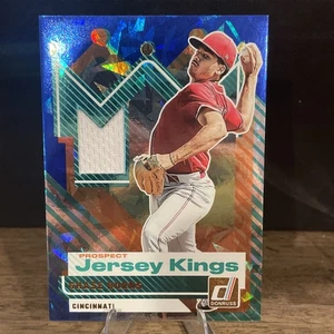 Chase Burns 2025 Donruss Jersey Kings Relic #PJK-CB MEM RC Blue Ice - Picture 1 of 2