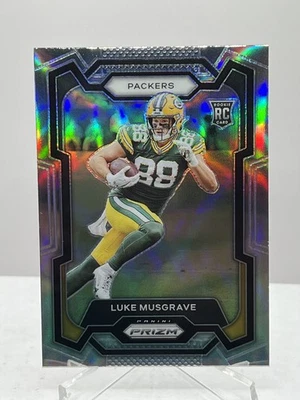 2023 Panini Prizm - Rookies Luke Musgrave #337 Silver Prizm (RC) - Image 1 of 2