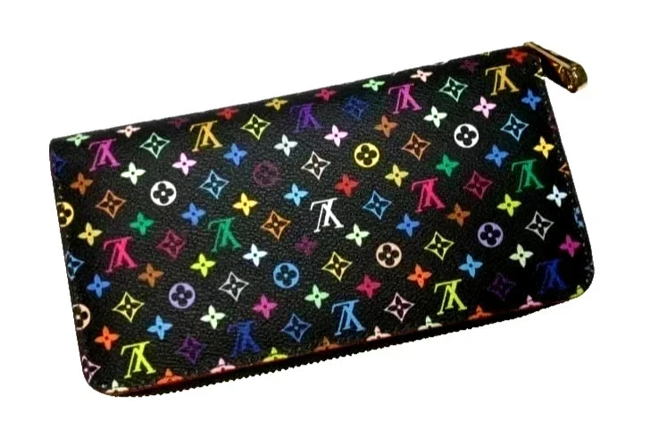 LOUIS VUITTON Multicolor Zippy Zip Around Long Wallet M60244 Authentic - Image 1 of 4