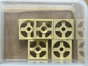 Lego Stck.-Hellbraun Drehteller 2 x 2 Platte, Basis-Nr. 3680-Stck 5 - Bild 1 von 1
