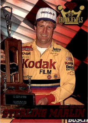 1995 Wheels Crown Jewels Ruby Edition Sterling Marlin #74 NASCAR Racing Parallel - Image 1 of 2