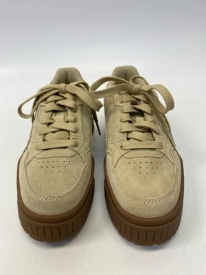 Puma  Size 7.5 Brown Lace-up Suede Sneakers - Image 1 of 3