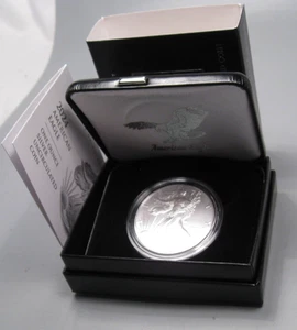 American Eagle de plata a prueba 2024-W 1 oz .999 caja fina/certificado de autenticidad. #34 - Imagen 1 de 11