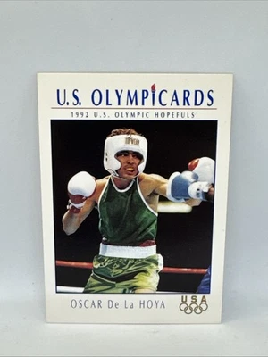 Oscar De La Hoya 1992 Impel Olympicards 1992 EE. UU. Olympic Hopefuls Boxeo Casi Nuevo Foto 1 de 4