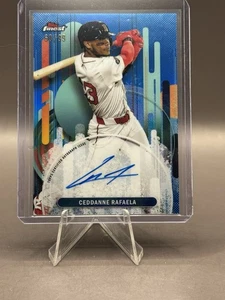 Topps Finest Baseball 2025 CEDDANNE RAFAELA Boston Red Sox azul automático/99 - Imagen 1 de 4