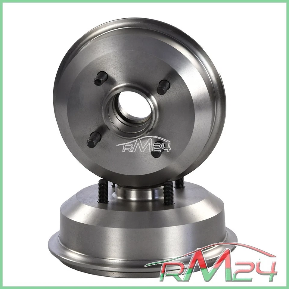 2X TAMBURO FRENO POSTERIORE PER FORD FIESTA 3 III GFJ 4 IV JA JB 89-02 - Immagine 1 di 4