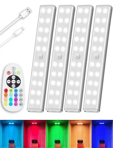 Under Cabinet Lighting Rechargeable Battery Operated LED Closet Lights Dimmab... - Picture 1 of 8