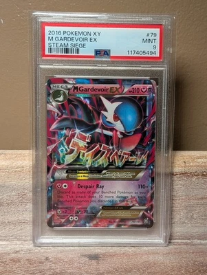 M GARDEVOIR EX 2016 POKEMON XY STEAM SIEGE RARE HOLO MINT 79/114 PSA 9 Q2820 - Image 1 of 2
