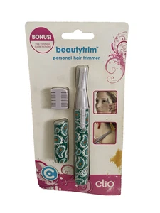 NIP Clio Green Paisley Personal Hair Trimmer Bonus Trimming Guide Model 3901 - Picture 1 of 5