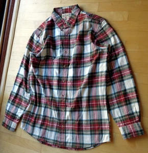 RED HEAD BRAND CO. Herren rot & schwarz kariertes Langarm Button-Down Hemd (LT) - Bild 1 von 5