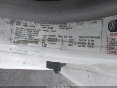 Speedometer US Cluster Base Convenience Package Opt YC0 Fits 06 CANYON 4688615 - Image 1 of 4