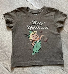 Vintage Jetsons Astro Boy Genius 24 Month Infant T Shirt Brown Hanna Barbera - Picture 1 of 3