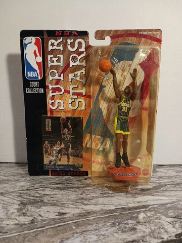 1999-2000 NBA Super Stars Court Collection Pacers Reggie Miller Collectible Cover