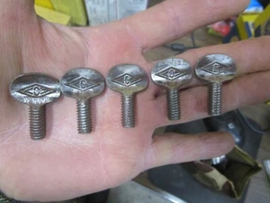 5 NOS Vintage 5/16" 18 X 3/4" Forged Steel Spade Thumb Screws USA Central Co. - Picture 1 of 3