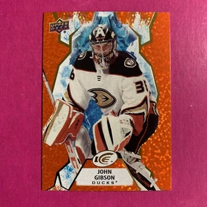 🐶 2021-22 Upper Deck Ice Orange #68 John Gibson - Picture 1 of 2