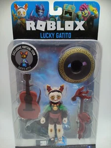 Roblox Lucky Gatito con Esclusivo Oggetto Virtuale Suerte Kitty Jarwares - Foto 1 di 8