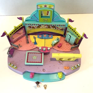 Polly Pocket Vintage 1999 Floor Exercise Gym Turnfest Bluebird Mattel - Picture 1 of 3