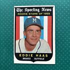 1959 Topps - Sporting News Rookie Stars #126 Eddie Haas (RC)