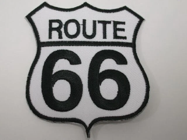 Route 66 Sign Embroidered Iron On Patch Applique 3 Inch - Image 1 of 1