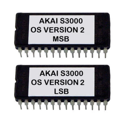 Akai S3200 - S3000 - S2800 - Operating System 2.0 Eprom Firmware Upgrade OS