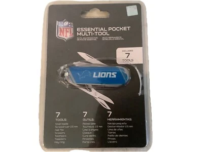 Detroit Lions Premium 7-Piece Multi Tool,  Pocket Stainless Steel Knife - Image 1 of 4