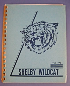 Anuario Shelby Junior High School Utica Michigan 1969 1970 Wildcat tapa blanda - Imagen 1 de 2
