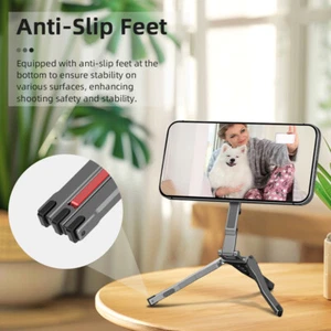 Universal Desktop Magnetic Triangle Stand for Iphone 13/14/15/16 Series Phones - Photo 1 sur 16