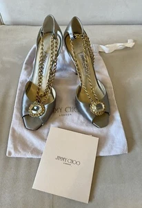 Jimmy Choo Stardust Strappy Heels Sandals Size UK 5.5 EUR 38.5 - Picture 1 of 6